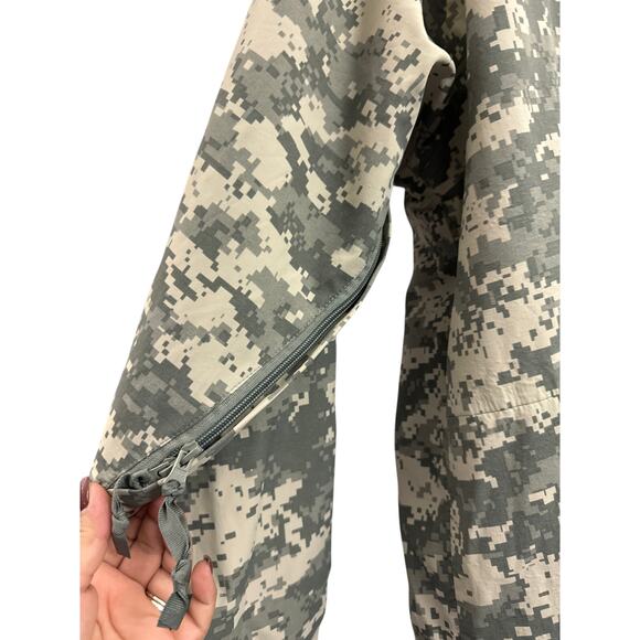 Camo Parka Cold Weather Field Jacket Mens Coat AT-DIGITAL Size Large - Picture 4 of 11